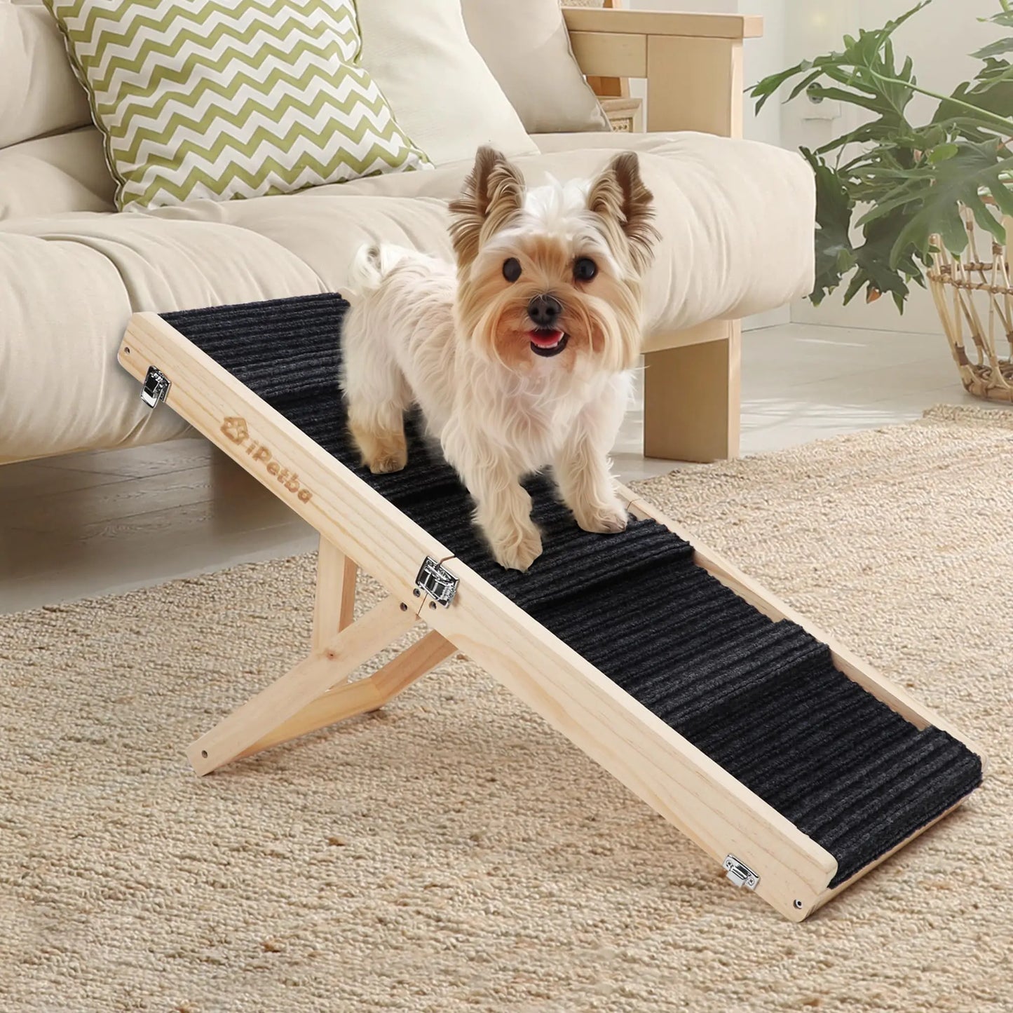 Dog Ramp - Foldable and Portable 4 Adjustable Height Settings