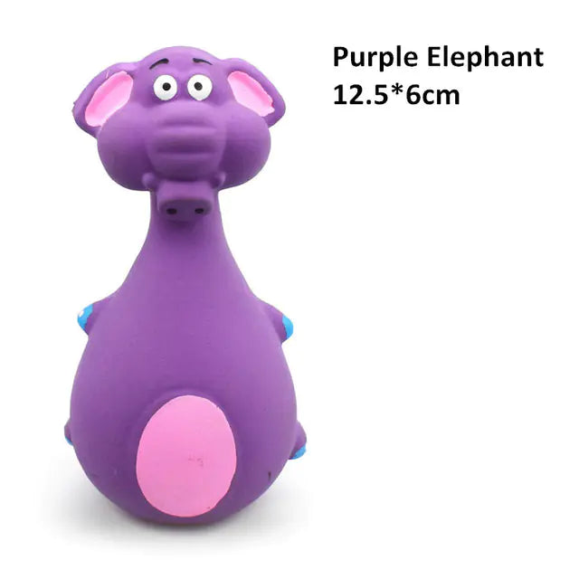 Cute Cartoon Toys with Dog Voice!  Latex Bite-Resistant Dog Toy