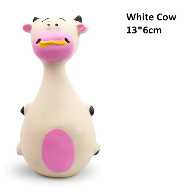 Cute Cartoon Toys with Dog Voice!  Latex Bite-Resistant Dog Toy